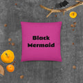 Black Mermaid Accent Pillow (Pink) Accessories