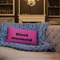 Black Mermaid Accent Pillow (Pink) Accessories