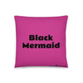 Black Mermaid Accent Pillow (Pink) Accessories