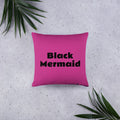 Black Mermaid Accent Pillow (Pink) Accessories