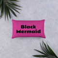 Black Mermaid Accent Pillow (Pink) Accessories