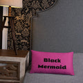 Black Mermaid Accent Pillow (Pink) Accessories