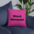 Black Mermaid Accent Pillow (Pink) Accessories